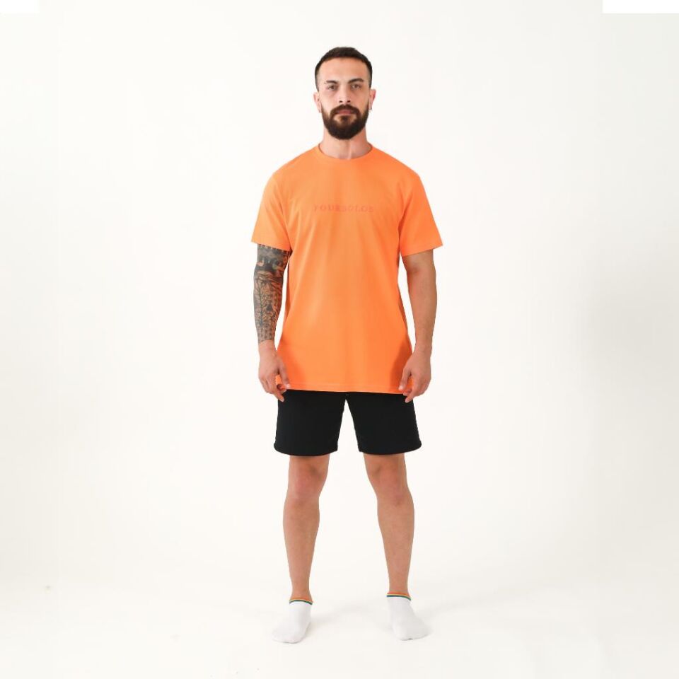 Orijinal Seri Erkek T-Shirt XXL - Turuncu