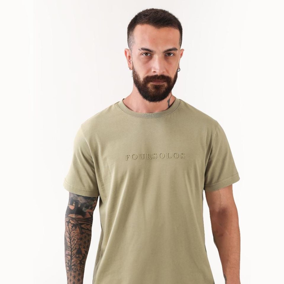 Orijinal Seri Erkek T-Shirt XXL - Haki