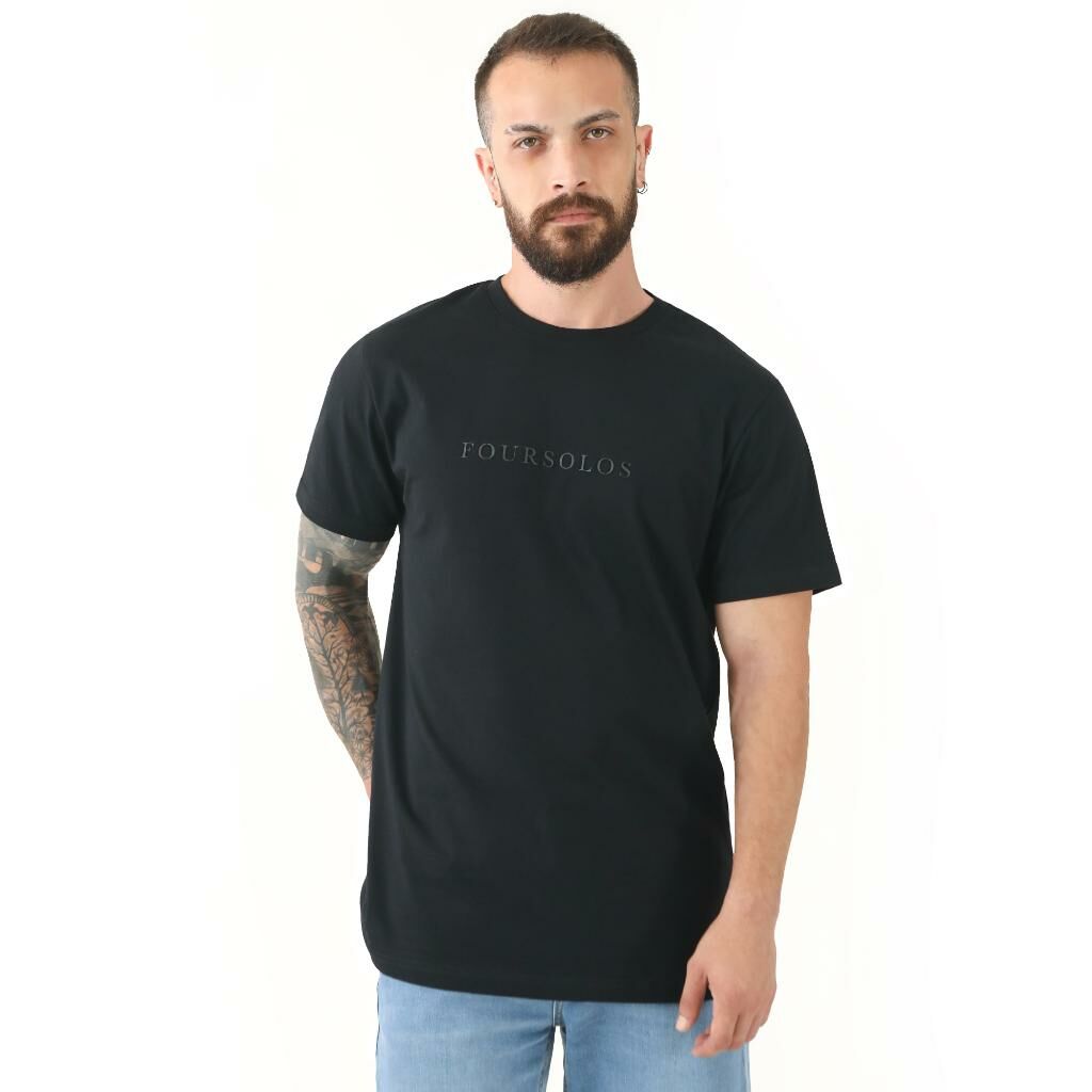 Orijinal Seri Erkek T-Shirt Siyah - 3XL